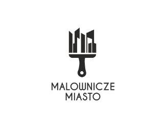 Projekt graficzny logo dla firmy online Malownicze Miasto